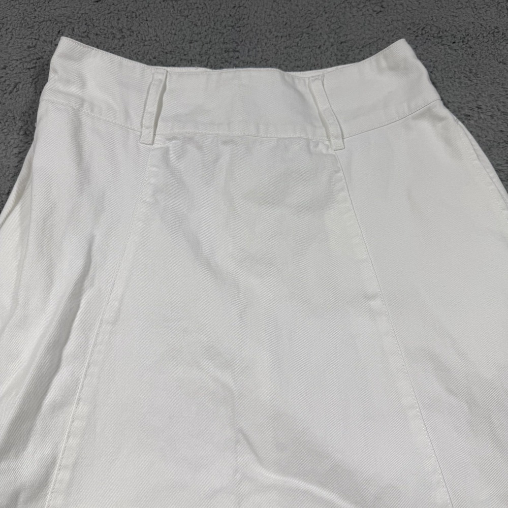Who What Wear Long Denim A-line Skirt Pickets Back Zipper Size 10 - Picture 2 of 7
